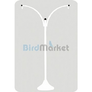 Ορθοστάτης Διπλός Βαμμένος Για Κλουβιά